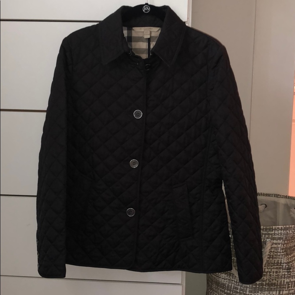 Burberry Women’s Quilted Button Trench Jacket